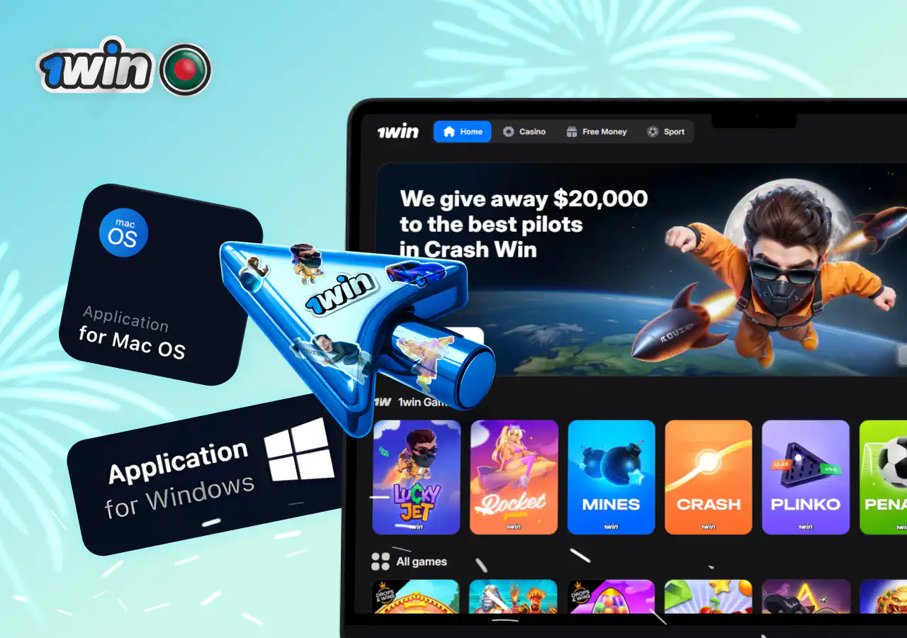 Bet on the go using the 1win Bangladesh mobile app with smooth navigation