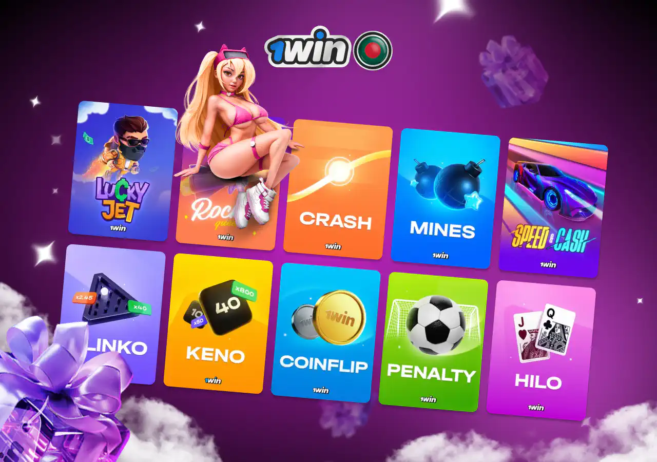 Play exciting online slots and classic casino games at 1win Bangladesh
